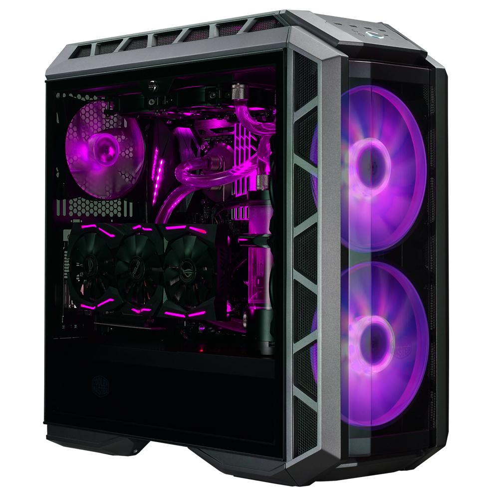 Cooler Master MasterCase H500P RGB PC Case with Dual 200mm Fans for