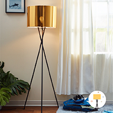 cara faceted mirror table lamp