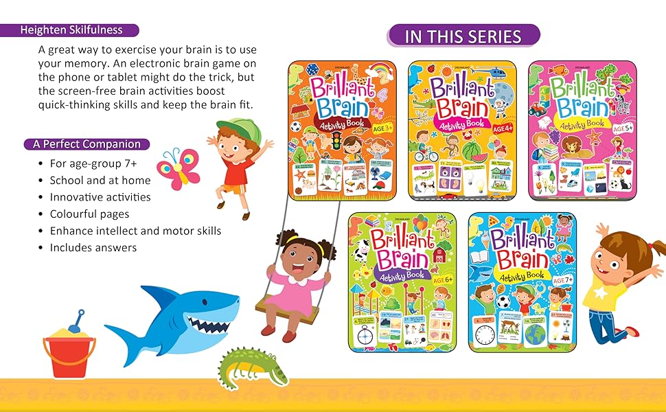 Activity Books, Brilliant Brain, dreamland Publications, Early Learning