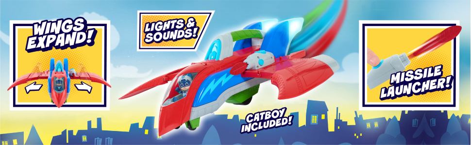 PJ Masks PJ Air Jet : Amazon.com.au: Toys & Games