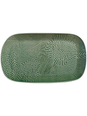 platter; serving platter; serving plate; oblong serving plate; oblong platter; large platter