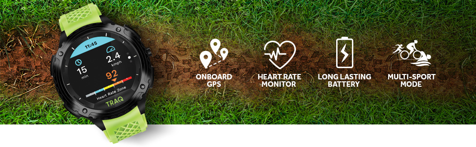 traq, smart, watch, titan, sports, triathlon, outdoors, hiking, walking, running, swimming