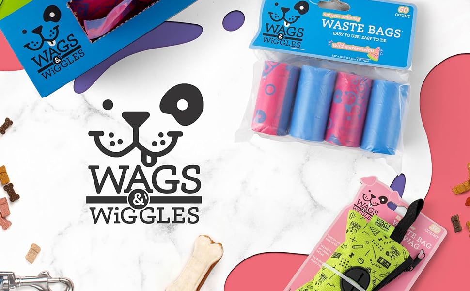 Wags & Wiggles, Dogs, Waste Management, Doggo, Bags, Poop bags, Dispenser, Scented