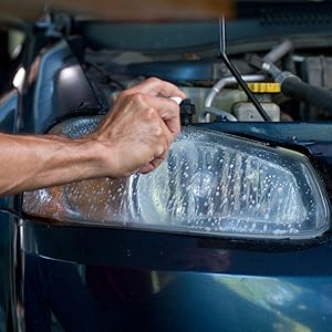 Sylvania headlight restoration kit surface activator