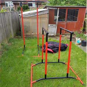 Amazon Com Popsport 330lbs Pull Up Dip Station Power Tower