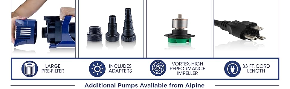 pal5200,alpine,pond,pump,pond pump,cyclone pump,alpine