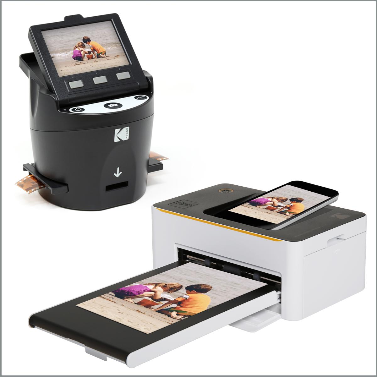Kodak Scanza Film Scanner & Dock Printer Bundle Scan