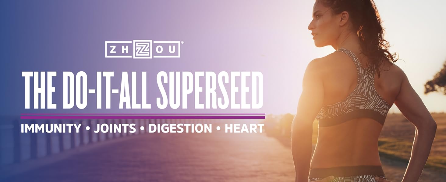 Black Seed Oil by Zhou the do-it-all superseed for immunity, digestion, joints, and heart health.