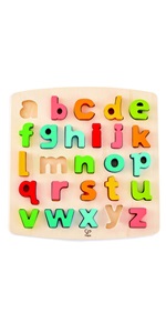 Hape Chunky Lowercase Puzzle Game