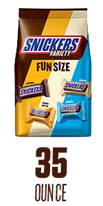 Enjoy a variety mix of your favorite mini size Snickers Candy Bars.