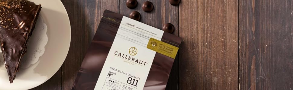 CALLEBAUT Receipe No. 811 - Kuvertüre Callets, Zartbitterschokolade, 54