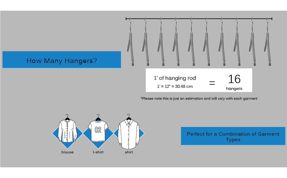 The Great American Hanger Company Wood Top Clothing Hangers