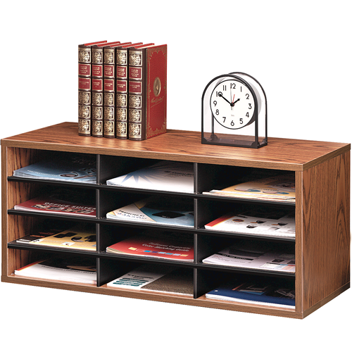 Fellowes 25400 12Section Compartment Sorter, Melamine