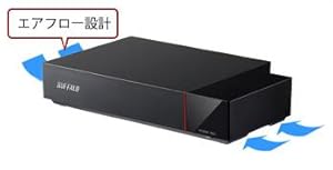 Amazon | BUFFALO 24時間連続録画対応 3.5インチ 外付けHDD 4TB