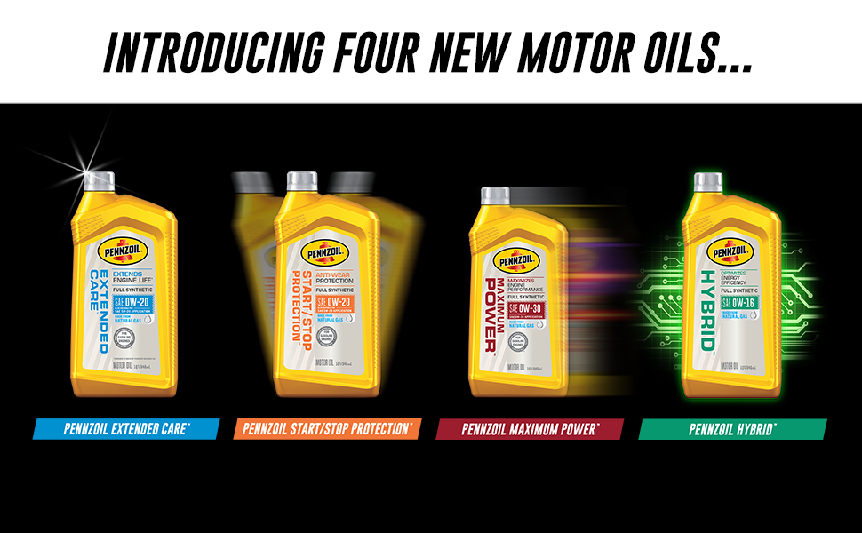 Introducing Four New Motor Oils...