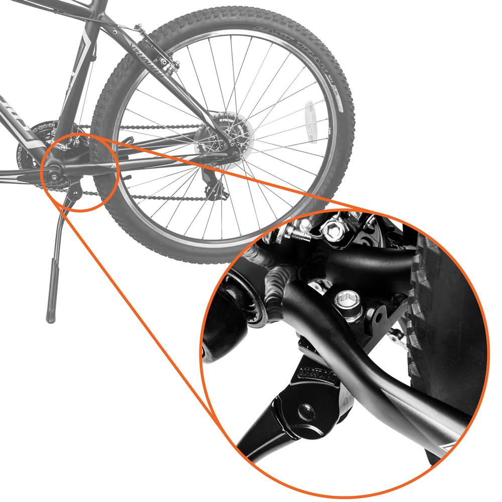 BV Adjustable Kickstand for Bicycles with Concealed SpringLoaded Latch