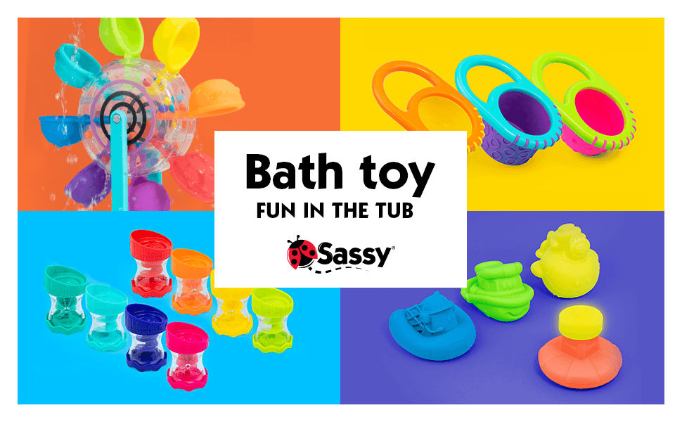 Amazon.co.jp: Sassy お風呂 水遊び おもちゃ プールトイ 6ヶ月