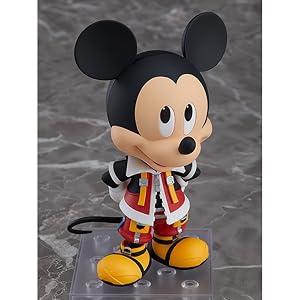 kingdom hearts, 2, video game, mickey, king, keyblade, good smile, nendoroid, disney