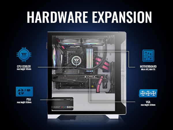 Thermaltake S100 Snow mini Tower Case