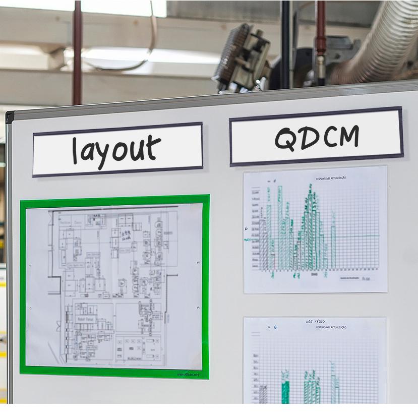 MasterVision FM1310 Data Card Holders, 1 x 2