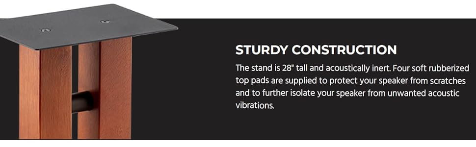 sturdy construction four soft rubberized top pads to protect from scratches unwanted vibrations
