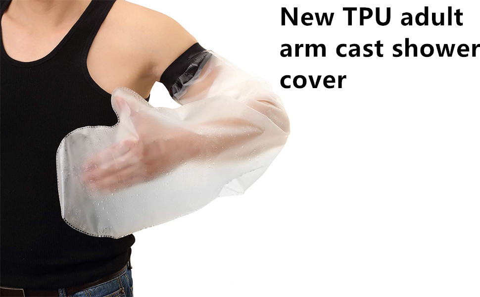 Waterproof Arm Cast Cover for Shower Adult, Luckybuy11 TPU