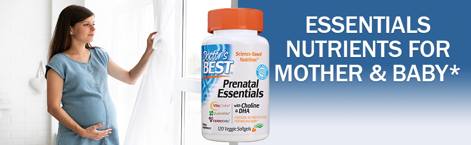 Prenatal Essentials choline fetal neural development DHA fetal brain & spinal development