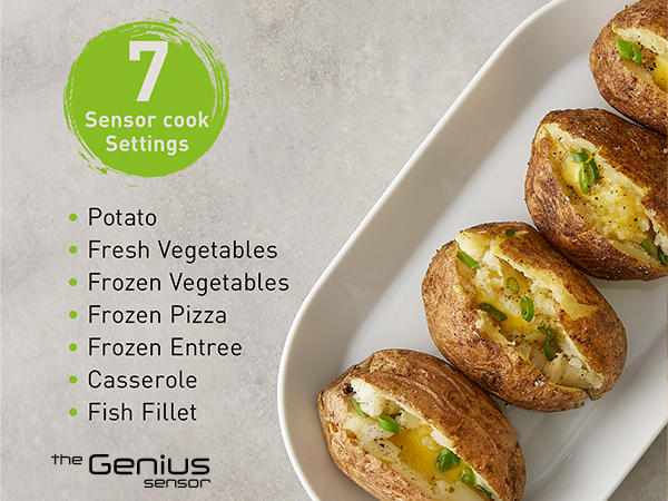 Panasonic NN-SU66LS 1.3cu Stainless Steel Microwave Oven 1100W with Genius Sensor - 7 presets