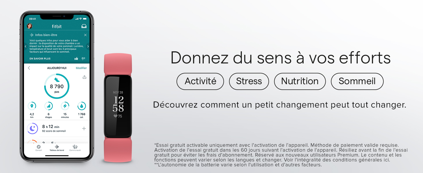 Fitbit Inspire 2 Activity Tracker Mixte Adulte