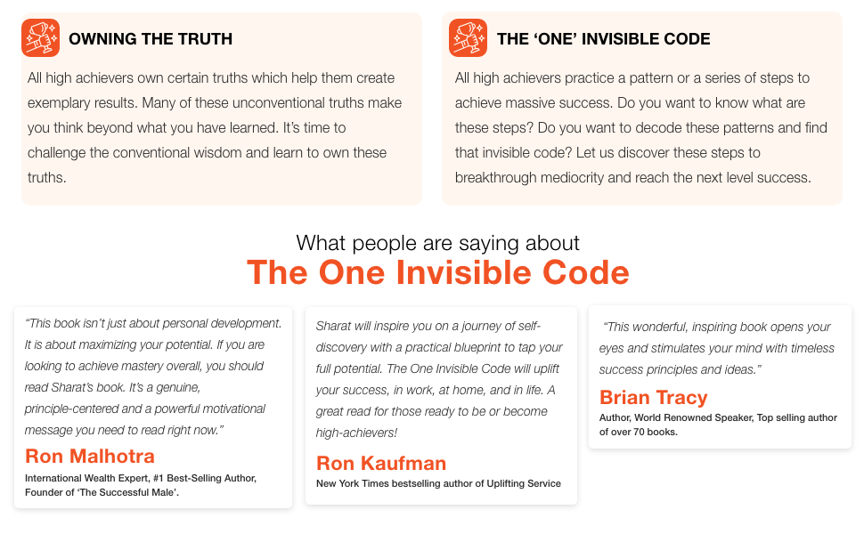 Buy The ONE Invisible Code: An Uncommon Formula To Breakthrough ...
