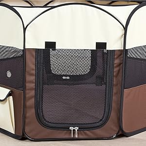 アイリス 犬 サークル ペット サークル 折りたたみ アウトドア 防災 ブラウン 61PDZ2a2vKL._UF894,1000_QL80_.jpg