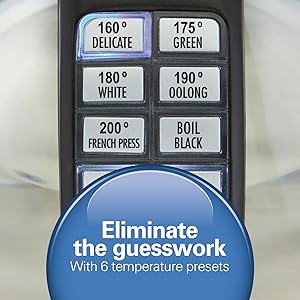 variable temperature kettle