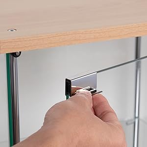 【限定出品・新品】フィギュアケース 4 段 120㎝ ナチュラル色 背面ミラー フィギュアケース 4 段 120㎝ ナチュラル色 背面ミラー