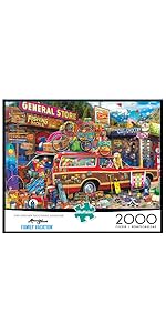 Family Vacation - 2000 Piece Jigsaw Puzzle