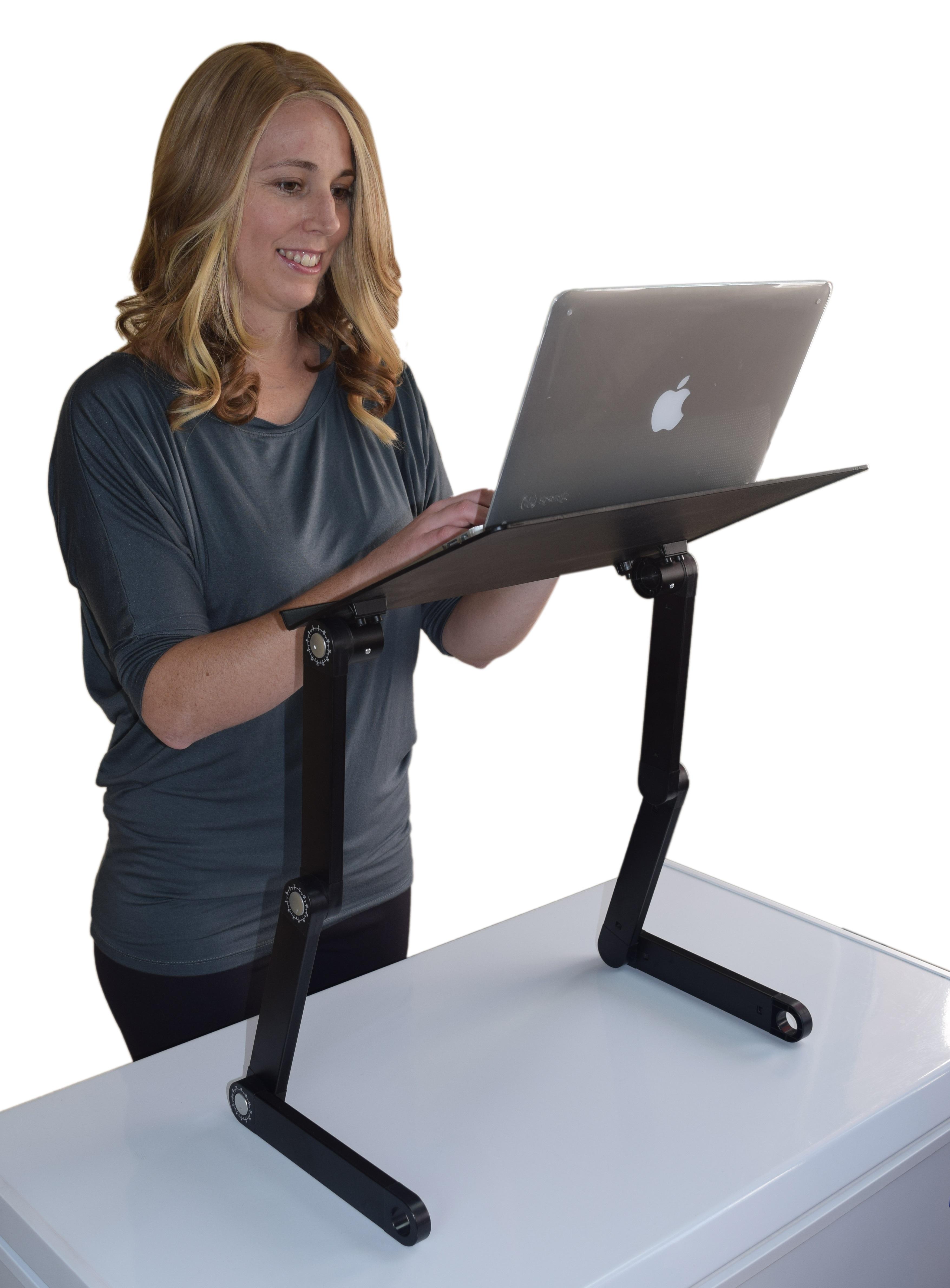 WorkEZ Professional Ergonomic Aluminum Laptop Cooling ...