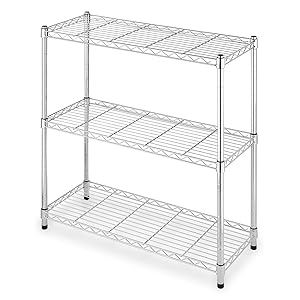 Supreme 3-Tier Adjustable Shelving - Chrome