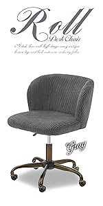 ロール デスクチェア　グレー Amazon.co.jp: VRGT デスクチェア おしゃれ グレー オフィス