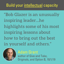 Bob Glazer highlights some of his most inspiring lessons about how to bring out the best in yourself