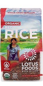 Lotus Foods Gourmet Organic Red Rice