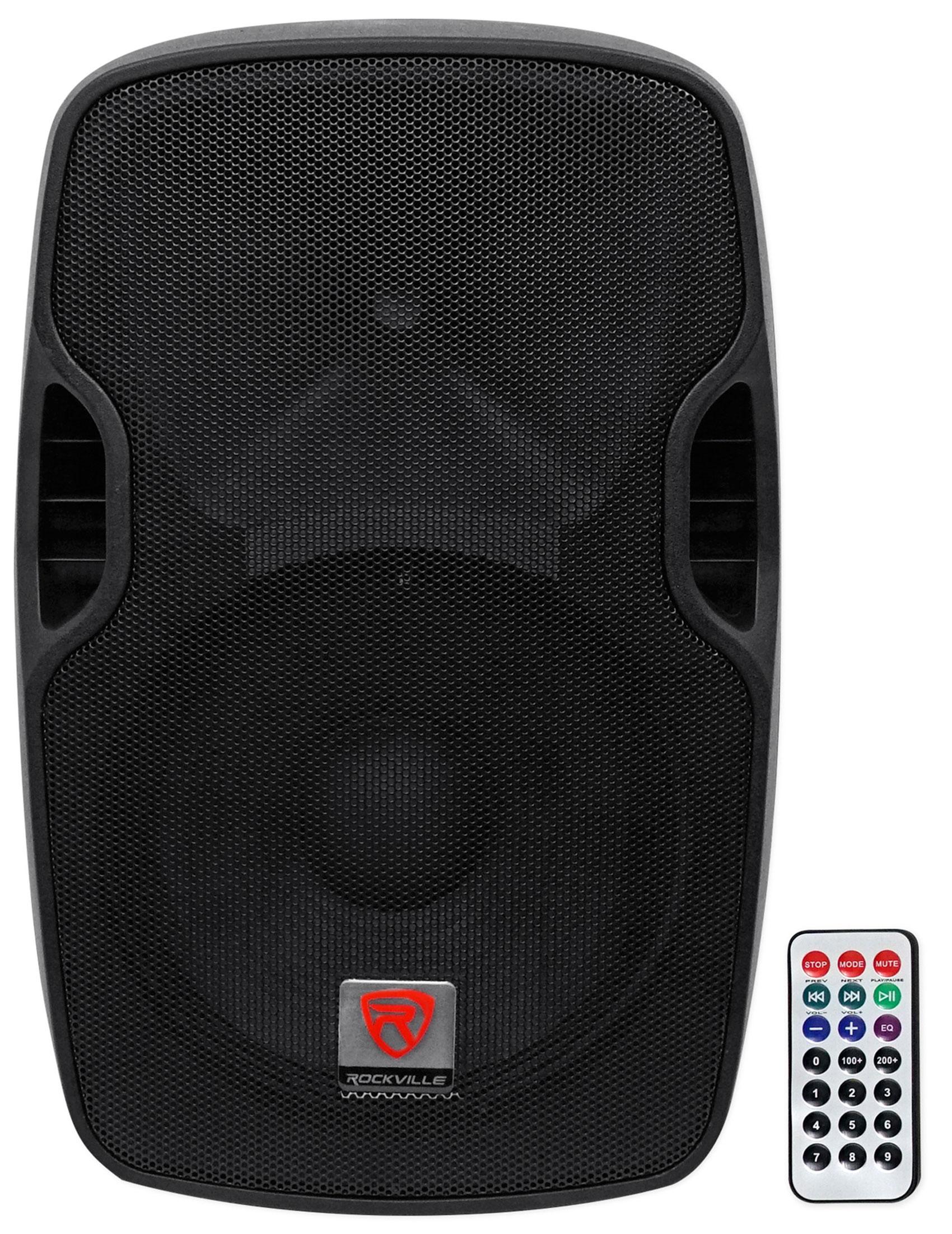 Rockville BPA12 12Inch Professional Powered Active 600w DJ PA Speaker