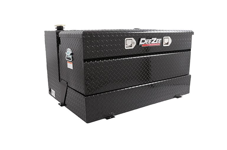 Dee Zee DZ92647B Black (92 gallon) Black Aluminum Combo Transfer Tank & Tool Box, Truck Bed
