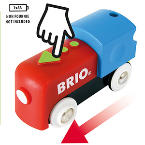 Amazon Brio ブリオ レールウェイ マイファースト バッテリーパワーレールセット 木製レール おもちゃ レール おもちゃ