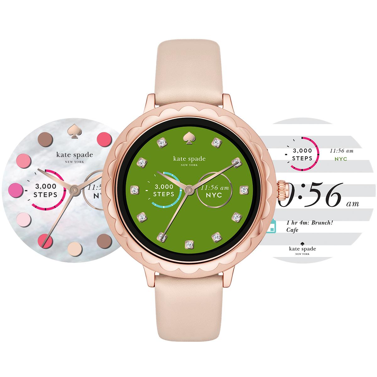 Kate Spade New York Scallop Touchscreen Smartwatch, Two