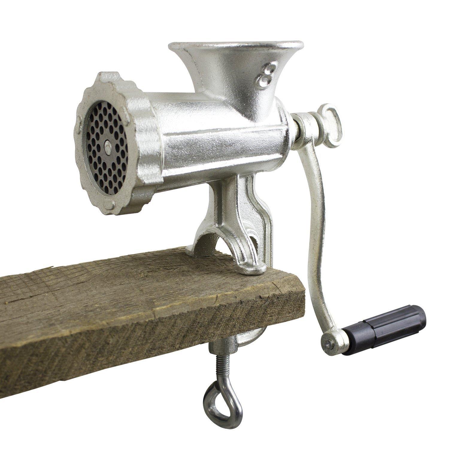 Chard HG8 Meat Hand Grinder, No. No. 8, Silver Meat