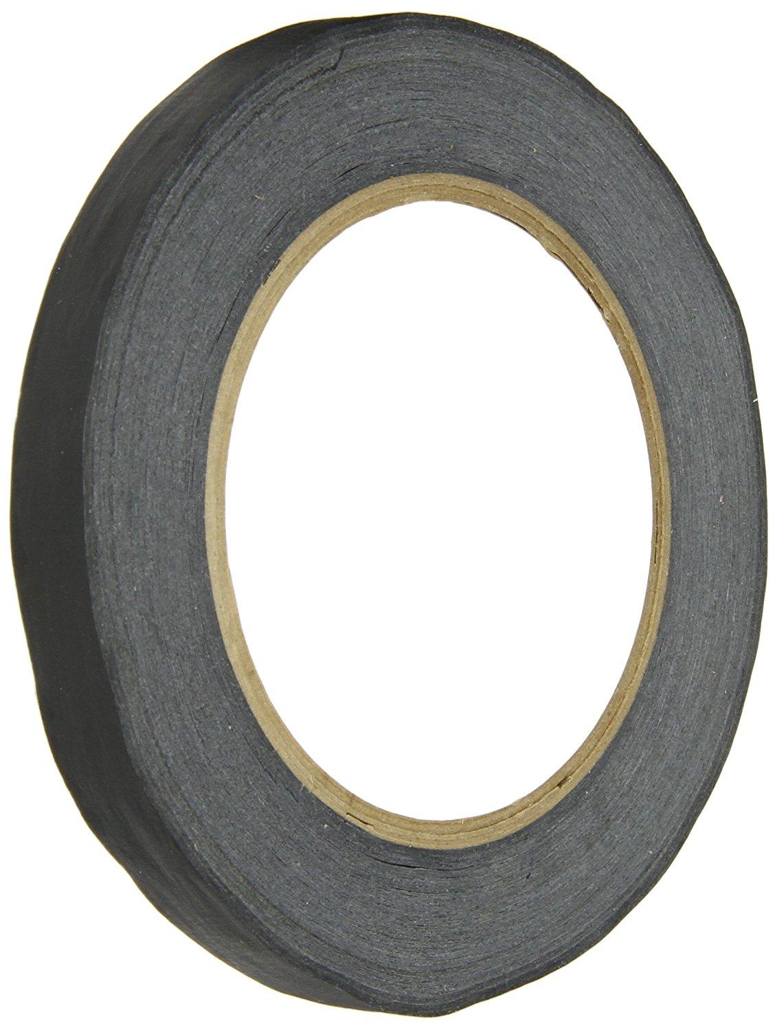 TapeCase TC602 Black Paper Masking Tape 0.5" X 60YD (1 Roll