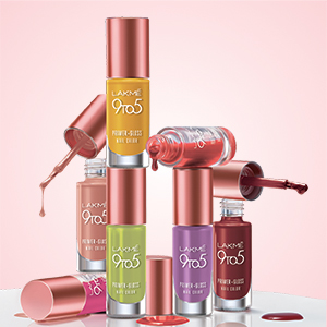 Lakme 9to5 Primer + Gloss Nail Colour, 6 ml