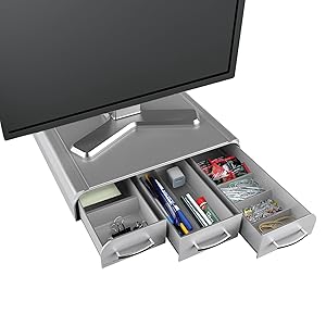 Amazon Com Mind Reader Pc Laptop Imac Monitor Stand And Desk