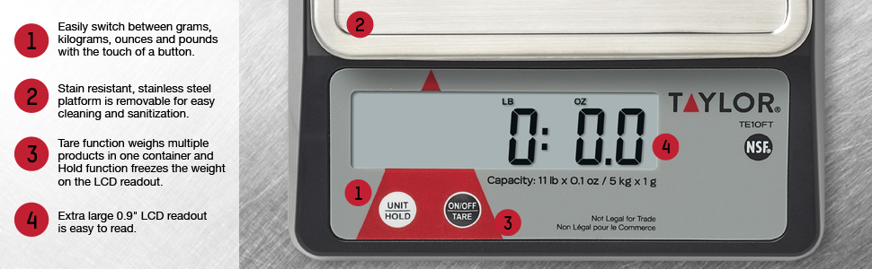 Taylor scientific foodservice professional digital