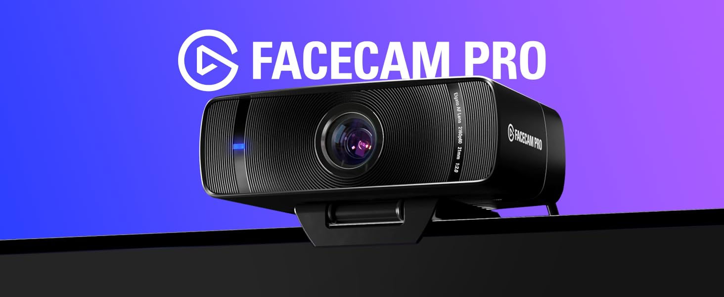 Elgato Facecam Pro - Elevate Your Live Streaming and Video Calls