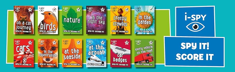 i-spy collins spotter books outdoor books for kids in the garden activity books long journey holiday
